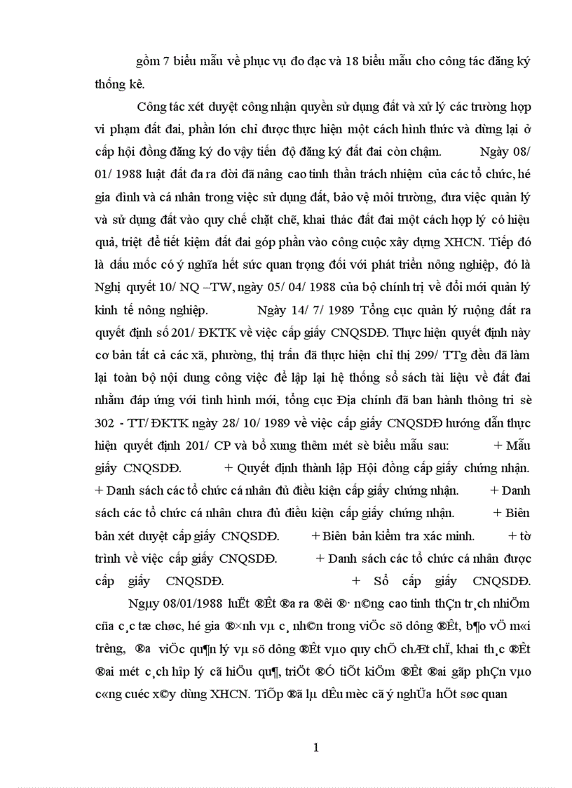 image for page Đánh giá công tác đăng ký đất đai cấp giấy CNQSDĐ trên địa bàn huyện Yên sơn Tỉnh Tuyên Quang giai đoạn 1993 2005