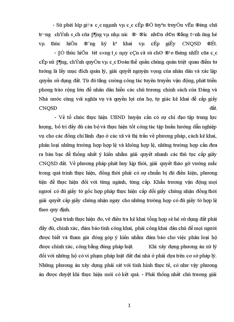 image for page Đánh giá công tác đăng ký đất đai cấp giấy CNQSDĐ trên địa bàn huyện Yên sơn Tỉnh Tuyên Quang giai đoạn 1993 2005