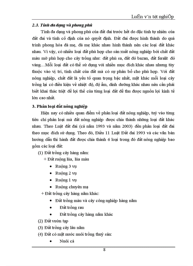 image for page Nghiên cứu thực trạng và đề xuất một số giải pháp nâng cao hiệu quả quản lý đất nông nghiệp trên địa bàn huyện Thanh Trì Hà Nội