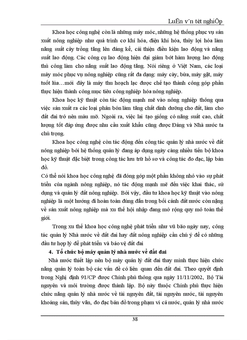 image for page Nghiên cứu thực trạng và đề xuất một số giải pháp nâng cao hiệu quả quản lý đất nông nghiệp trên địa bàn huyện Thanh Trì Hà Nội