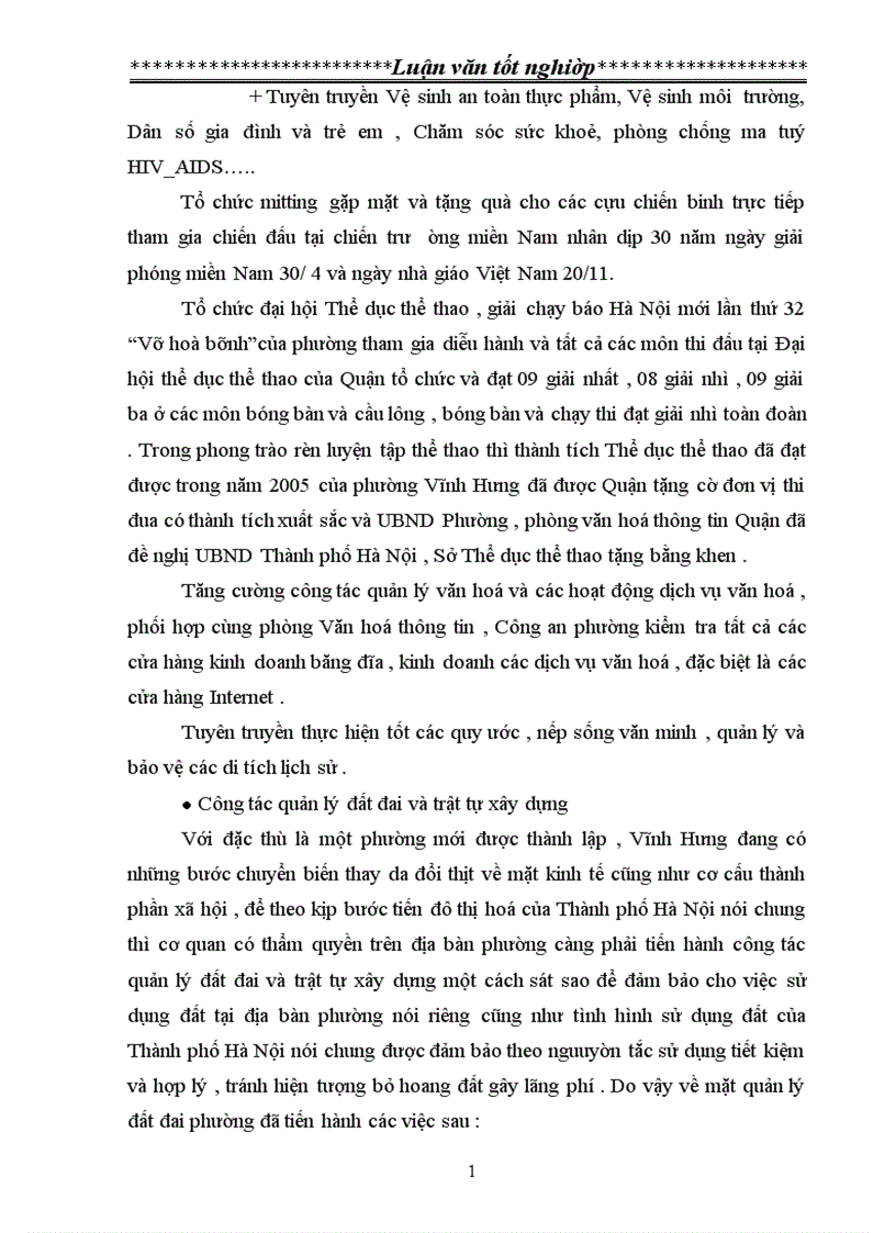 image for page Nghiên cứu thực trạng và đề xuất một số giải pháp cho công tác cấp GCNQSDĐ ở trên địa bàn phường Vĩnh Hưng Quận Hoàng Mai Thành phố Hà Nội