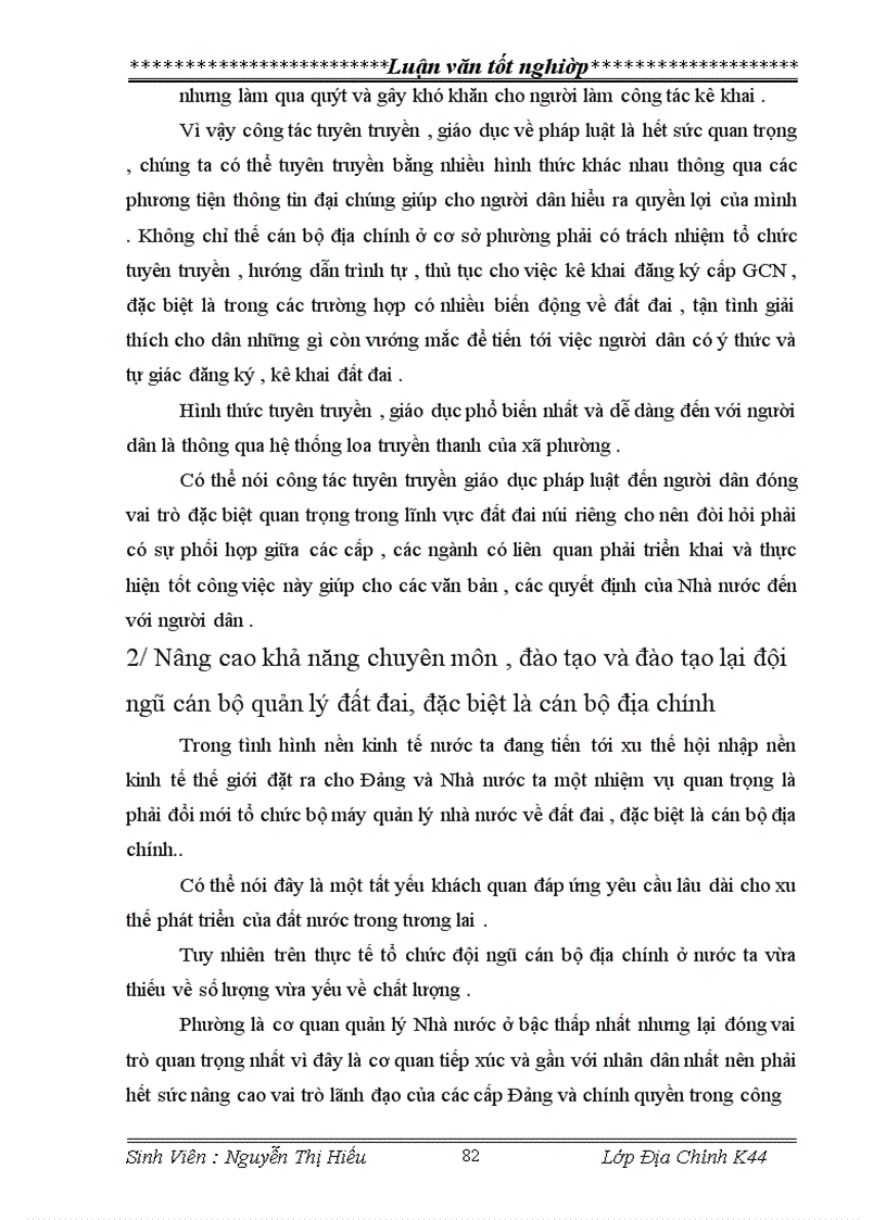 image for page Nghiên cứu thực trạng và đề xuất một số giải pháp cho công tác cấp GCNQSDĐ ở trên địa bàn phường Vĩnh Hưng Quận Hoàng Mai Thành phố Hà Nội