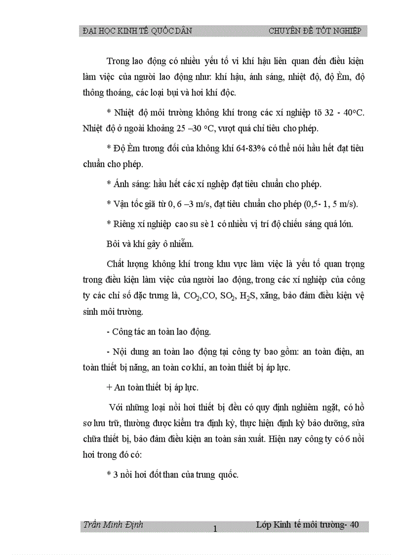 image for page Bước đầu đánh giá kinh tế các tác động môi trường do hoạt động của công ty Cao su Sao vàng Hà Nội