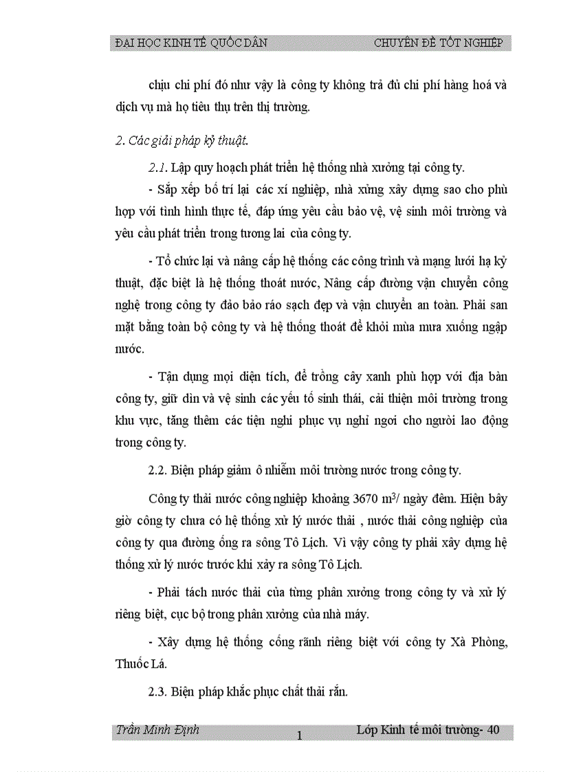image for page Bước đầu đánh giá kinh tế các tác động môi trường do hoạt động của công ty Cao su Sao vàng Hà Nội