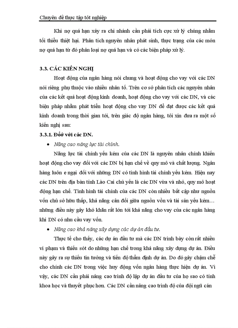 image for page Phát triển hoạt động cho vay đối với các DN tại NHNo PTNT tỉnh Lào Cai Chi nhánh Kim Tân