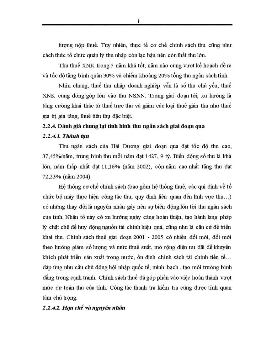 image for page Một số giải pháp tăng thu ngân sách tỉnh Hải Dương giai đoạn 2007 2010