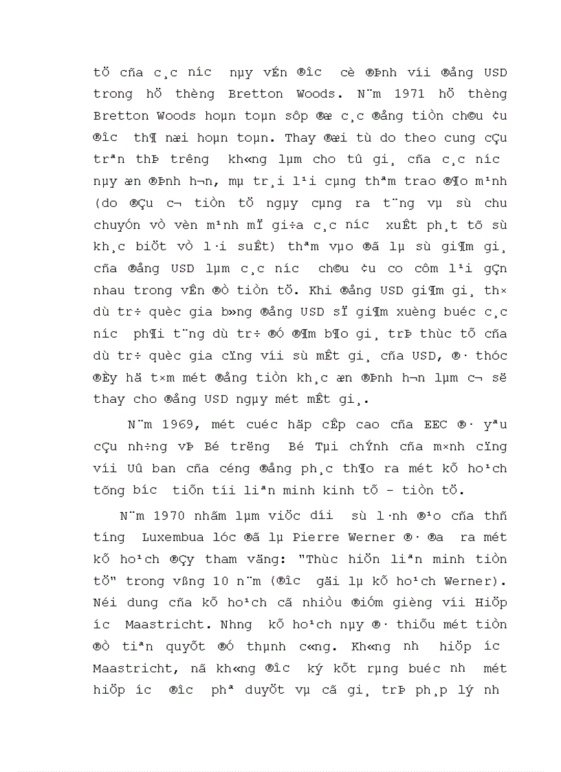 image for page Tình hình biến động và tác động của đồng EURO từ khi ra đời tới nay