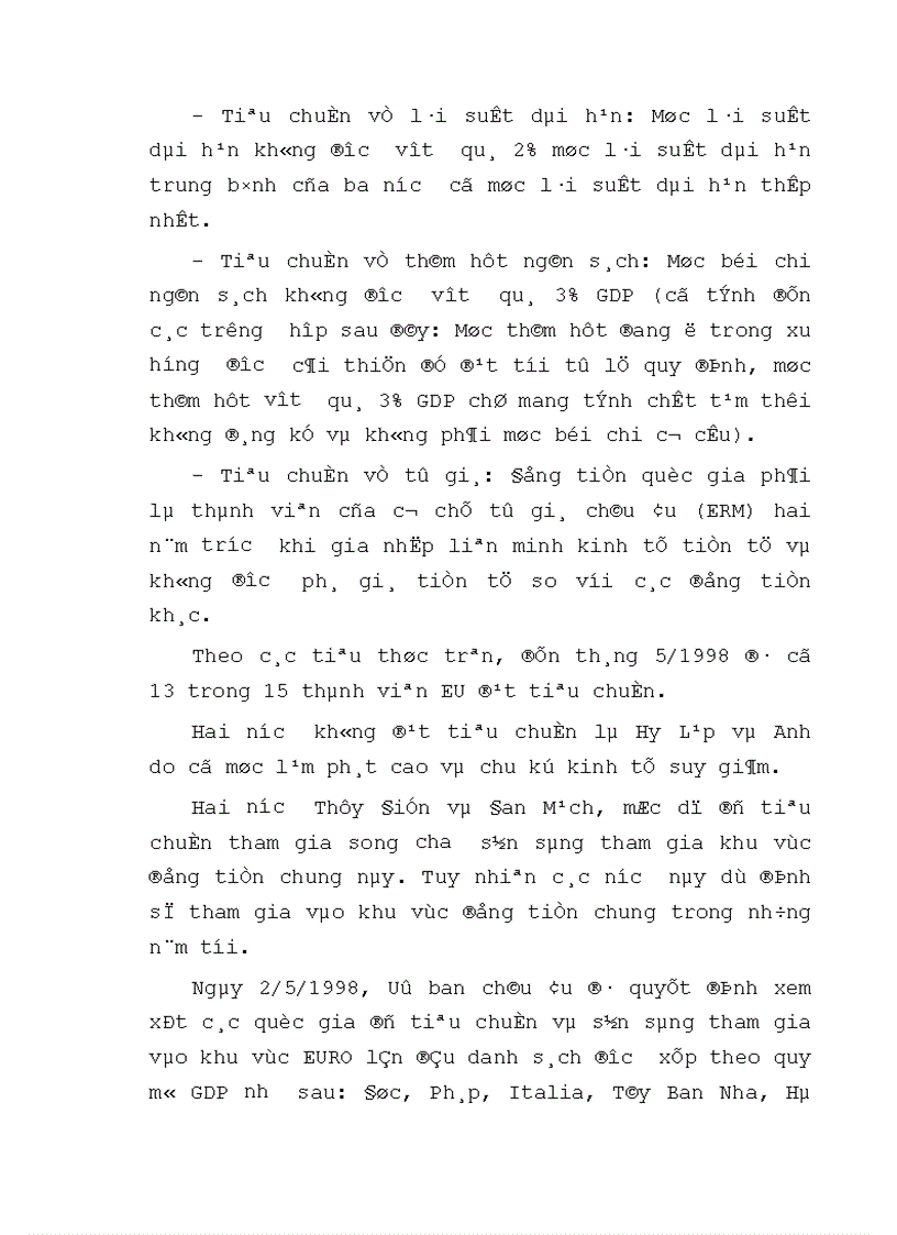 image for page Tình hình biến động và tác động của đồng EURO từ khi ra đời tới nay
