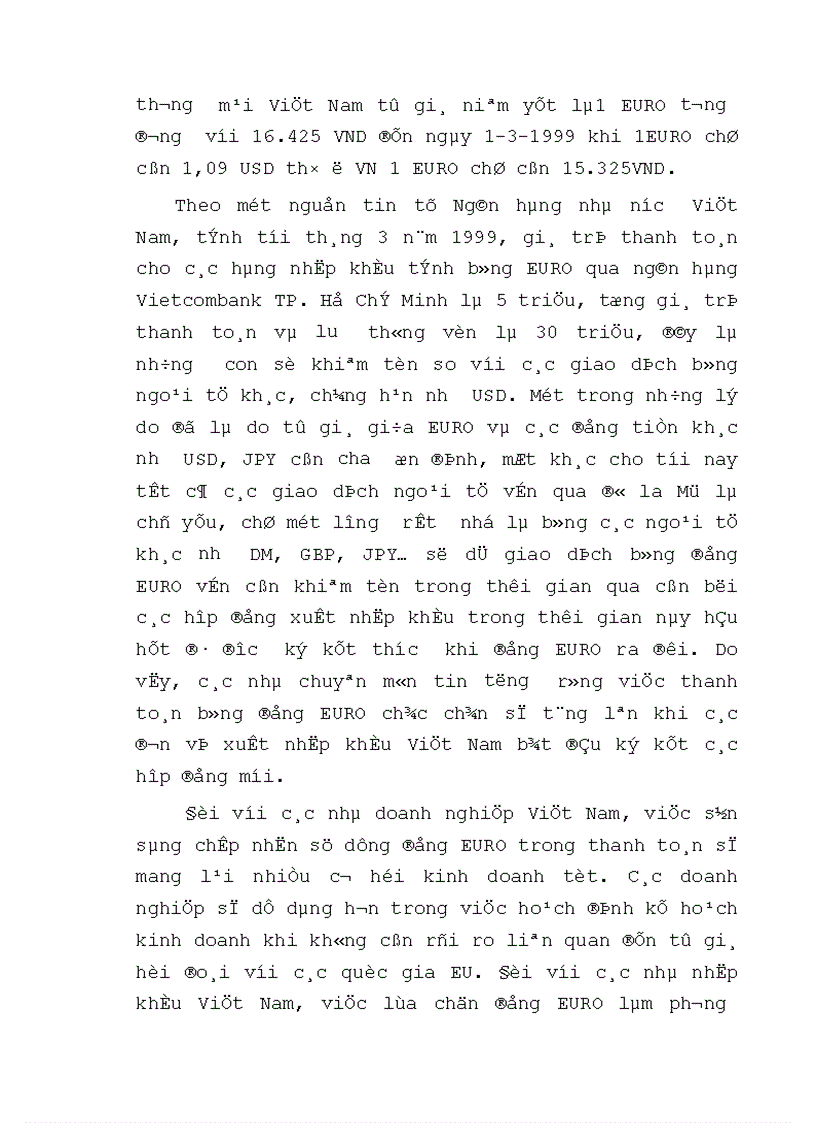 image for page Tình hình biến động và tác động của đồng EURO từ khi ra đời tới nay