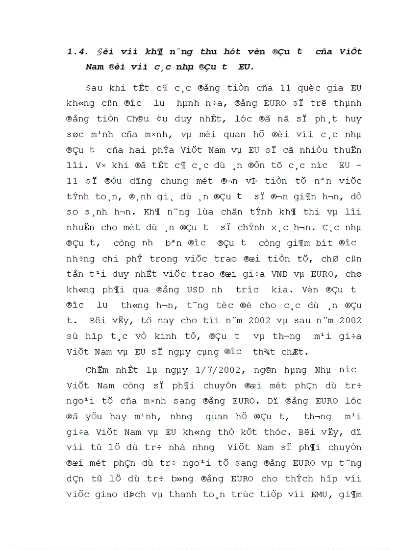 image for page Tình hình biến động và tác động của đồng EURO từ khi ra đời tới nay