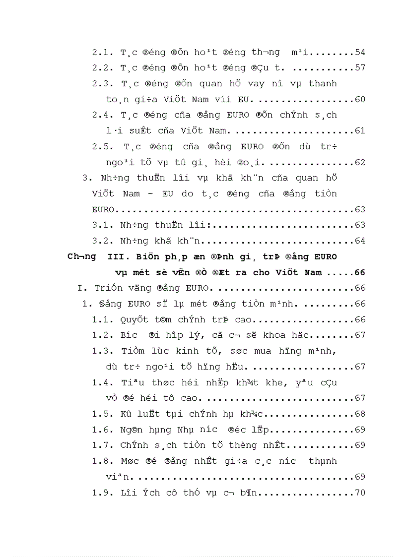 image for page Tình hình biến động và tác động của đồng EURO từ khi ra đời tới nay