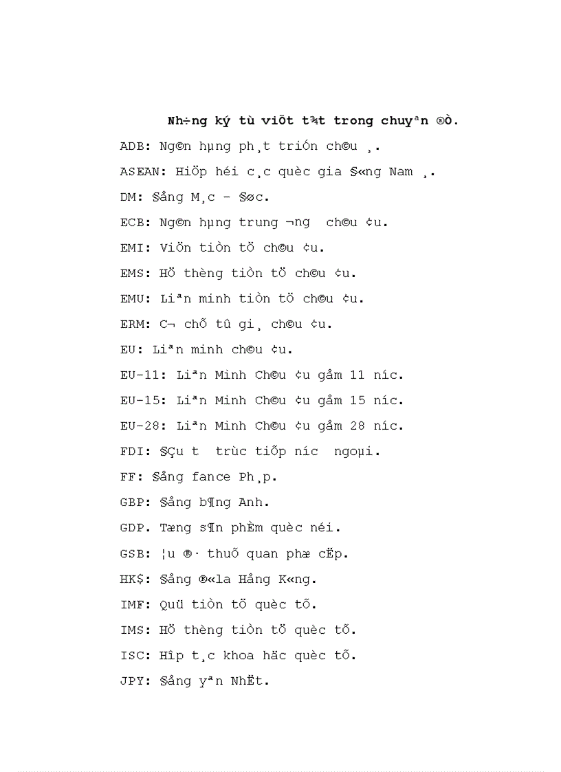 image for page Tình hình biến động và tác động của đồng EURO từ khi ra đời tới nay