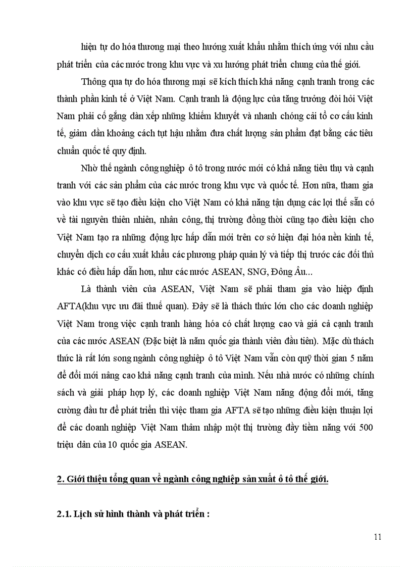 image for page Ngành công nghiệp ô tô Việt Nam hướng tới hội nhập khu vực thực hiện AFTA 2006