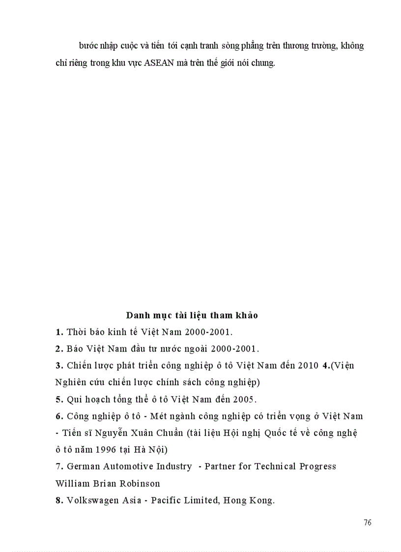 image for page Ngành công nghiệp ô tô Việt Nam hướng tới hội nhập khu vực thực hiện AFTA 2006