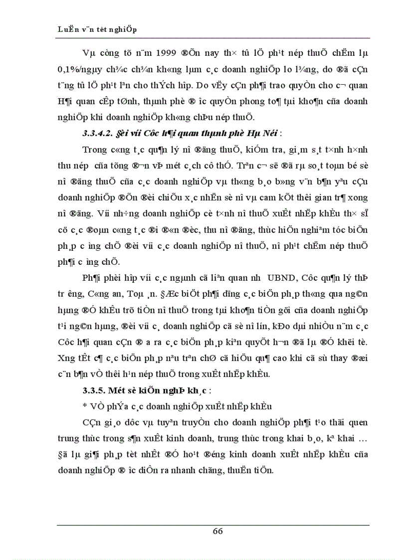 image for page Một số giải pháp tăng cường quản lý chống thất thu thuế XNK tại Cục hải quan thành phố Hà Nội