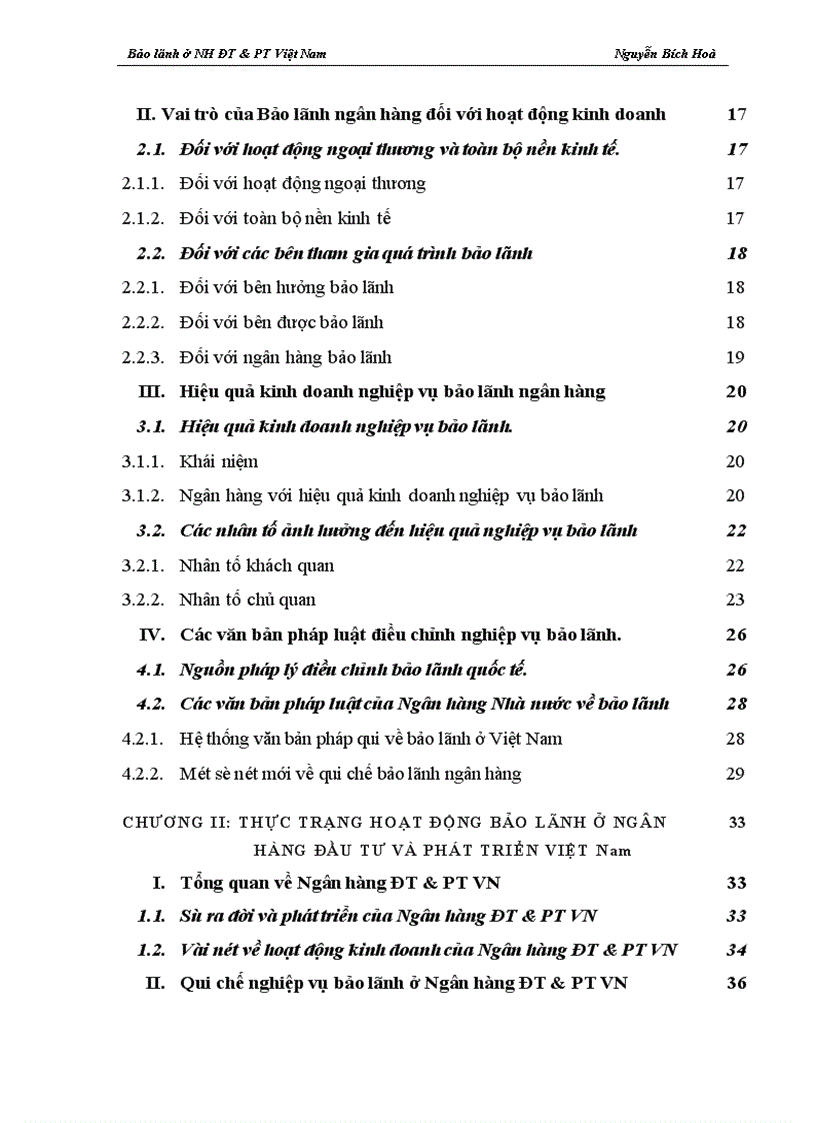 image for page Giải pháp nâng cao hiệu quả nghiệp vụ bảo lãnh tại Ngân hàng ĐT PT Việt Nam