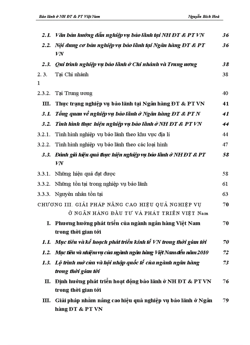 image for page Giải pháp nâng cao hiệu quả nghiệp vụ bảo lãnh tại Ngân hàng ĐT PT Việt Nam