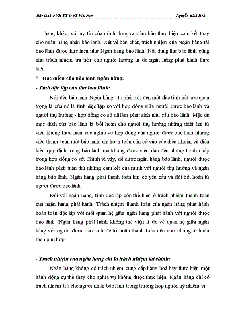 image for page Giải pháp nâng cao hiệu quả nghiệp vụ bảo lãnh tại Ngân hàng ĐT PT Việt Nam