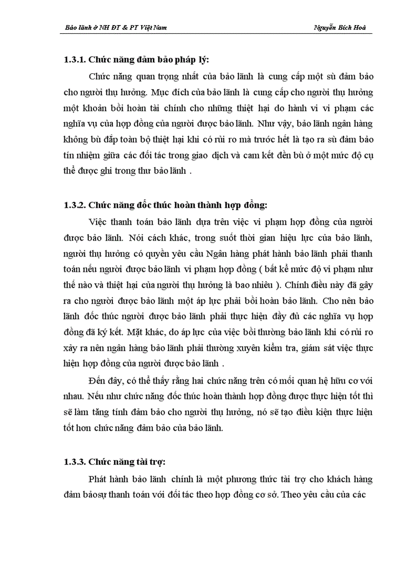 image for page Giải pháp nâng cao hiệu quả nghiệp vụ bảo lãnh tại Ngân hàng ĐT PT Việt Nam