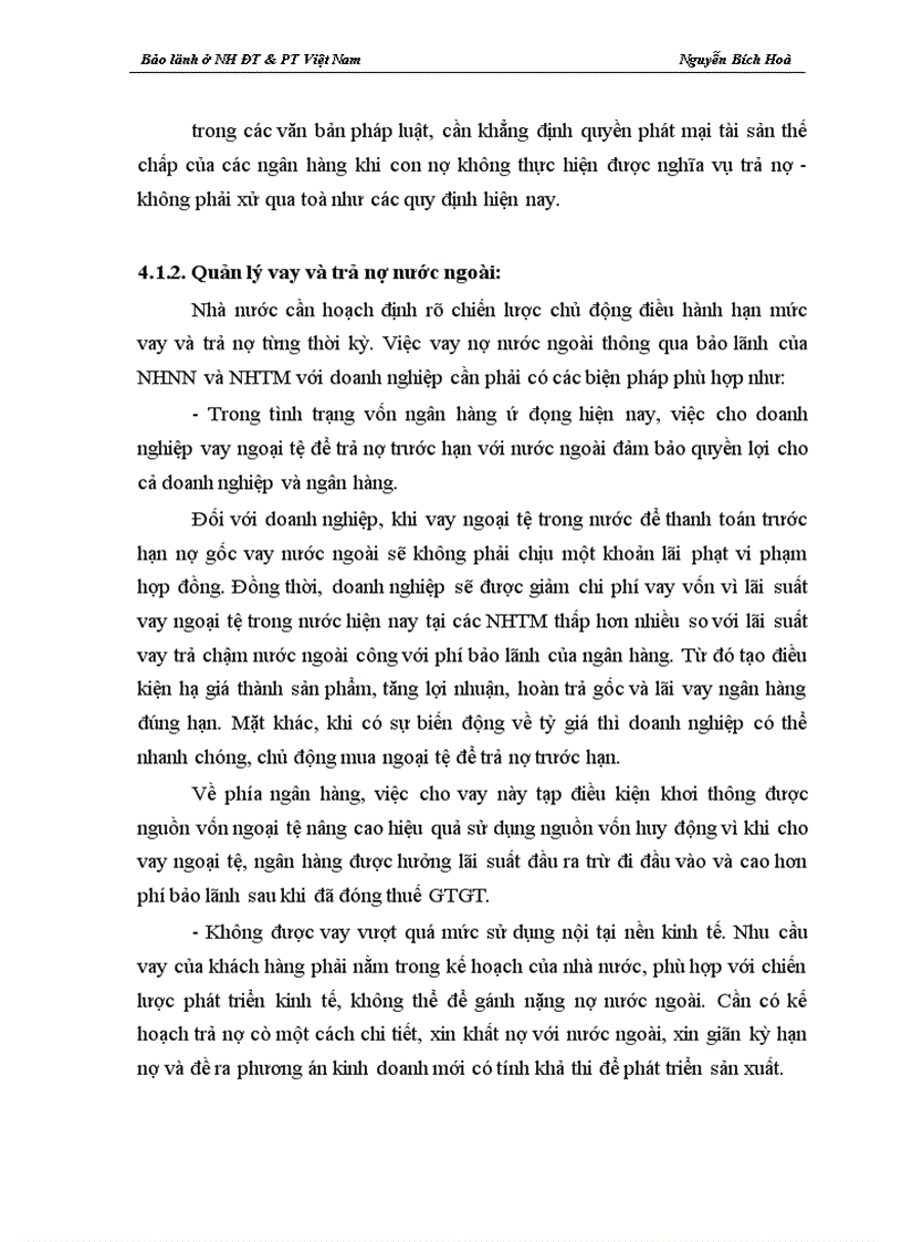 image for page Giải pháp nâng cao hiệu quả nghiệp vụ bảo lãnh tại Ngân hàng ĐT PT Việt Nam