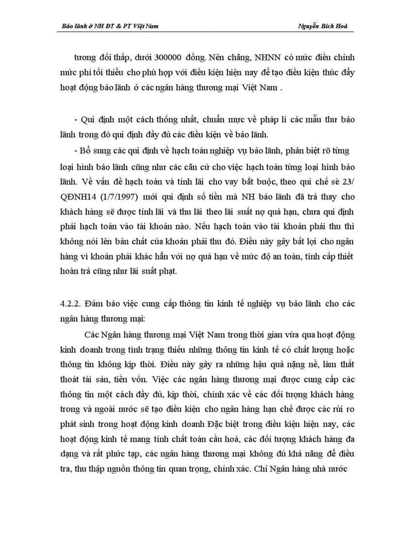 image for page Giải pháp nâng cao hiệu quả nghiệp vụ bảo lãnh tại Ngân hàng ĐT PT Việt Nam