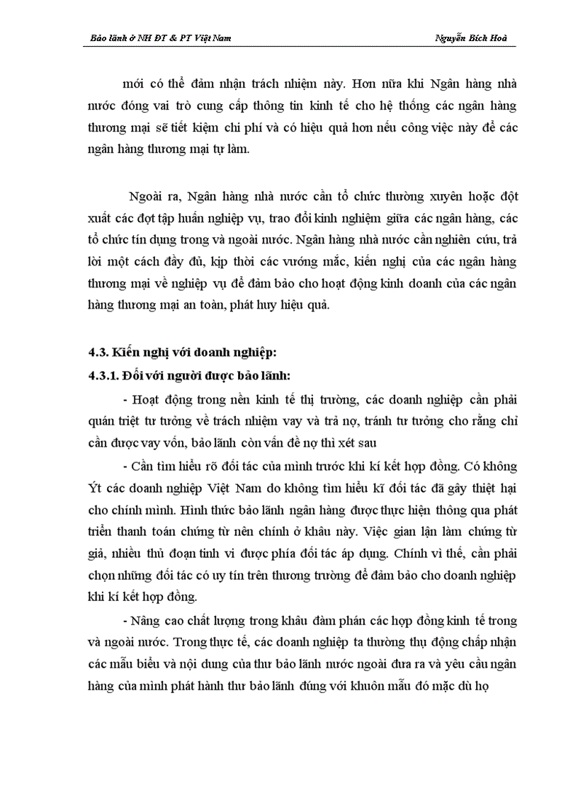 image for page Giải pháp nâng cao hiệu quả nghiệp vụ bảo lãnh tại Ngân hàng ĐT PT Việt Nam