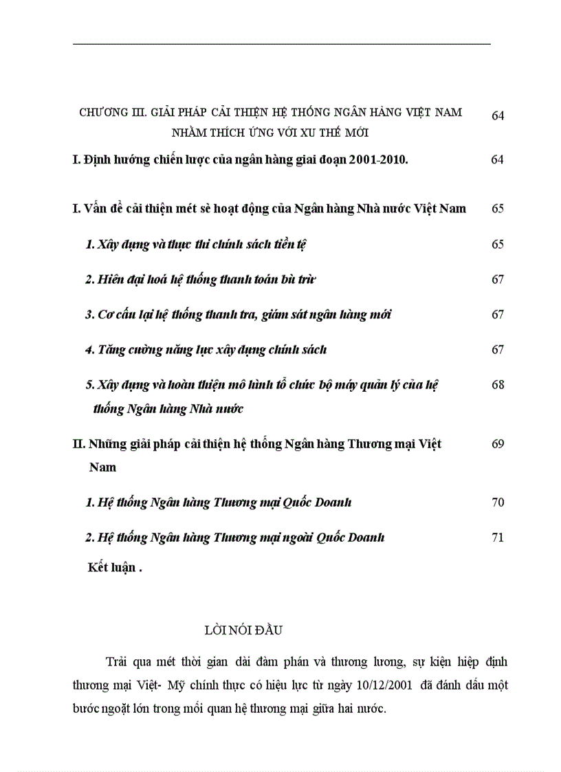 image for page Cơ hội và thách thức đối với Hệ thống Ngân hàng Việt Nam trong quá trình triển khai Hiệp định thương mại Việt Mỹ