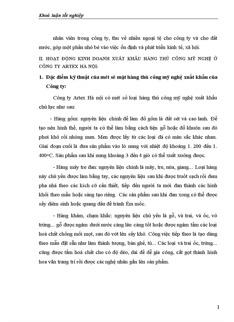 image for page Một số biện pháp nhằm nâng cao hiệu quả hoạt động kinh doanh xuất khẩu hàng thủ công mỹ nghệ ở Công ty Artex Hà nội