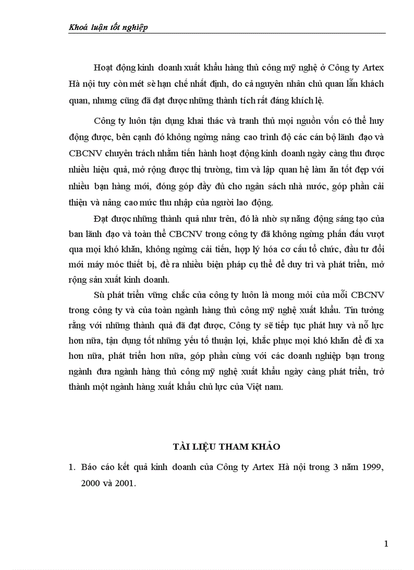 image for page Một số biện pháp nhằm nâng cao hiệu quả hoạt động kinh doanh xuất khẩu hàng thủ công mỹ nghệ ở Công ty Artex Hà nội