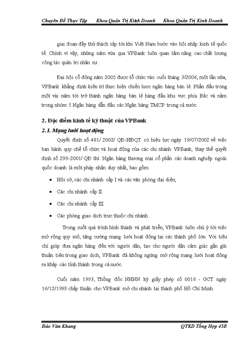 Nâng cao chất lượng tín dụng trung và dài hạn tại NHTMCP VPBank 1