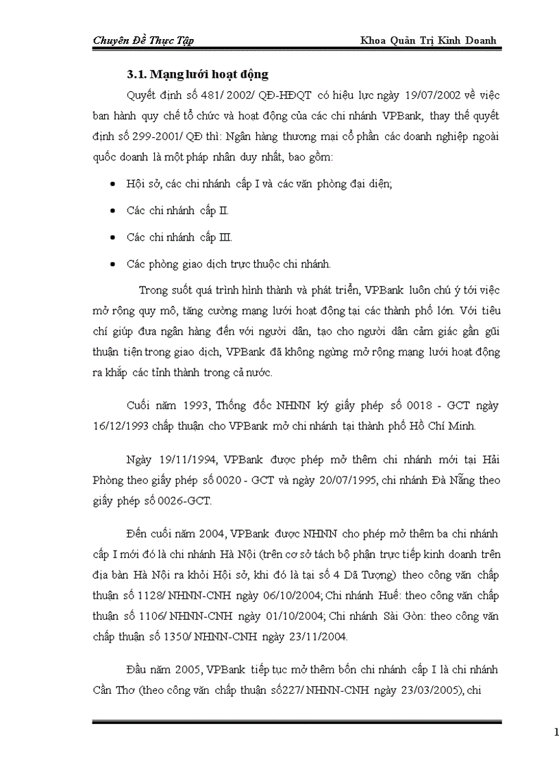 image for page Nâng cao chất lượng tín dụng trung và dài hạn tại NHTMCP VPBank 1