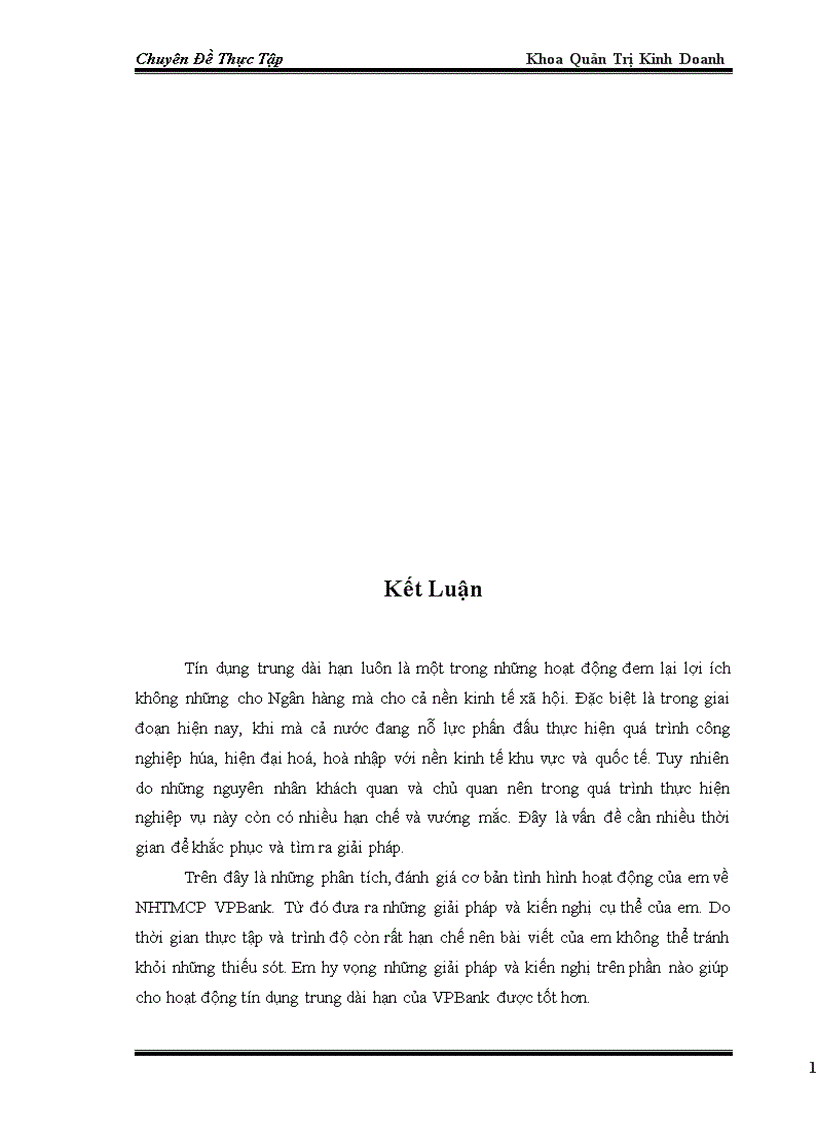 image for page Nâng cao chất lượng tín dụng trung và dài hạn tại NHTMCP VPBank 1