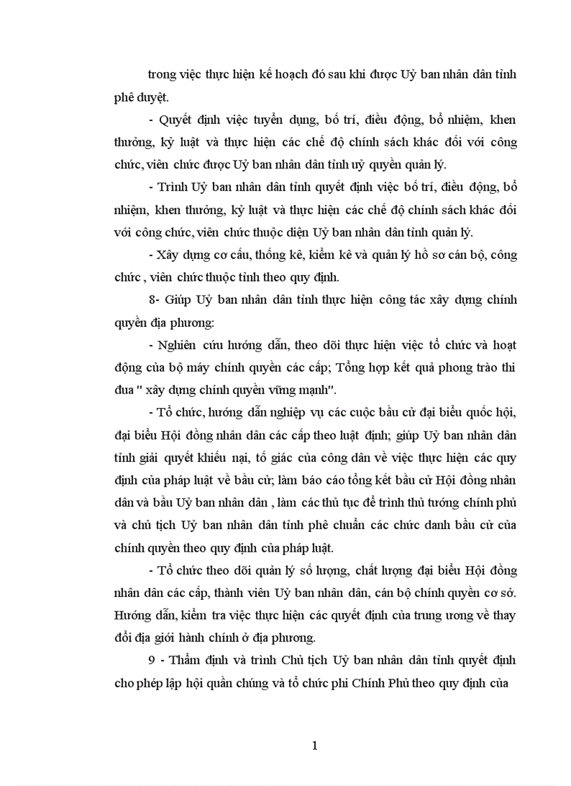 image for page Tổ chức và hoạt động của Ban tổ chức chính quyền tỉnh Yên Bái