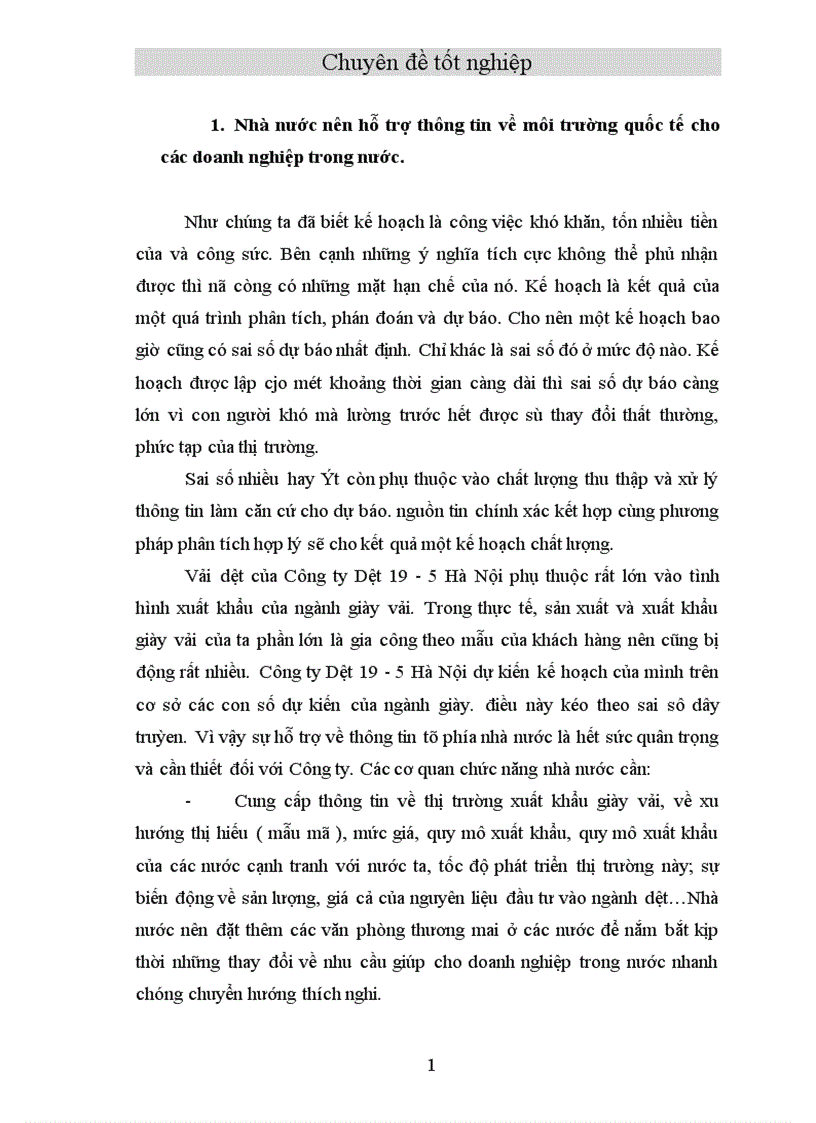 image for page Một số ý kiến nhằm hoàn thiện công tác xây dựng kế hoạch sản xuất ở công ty Dệt 19 5 Hà Nội