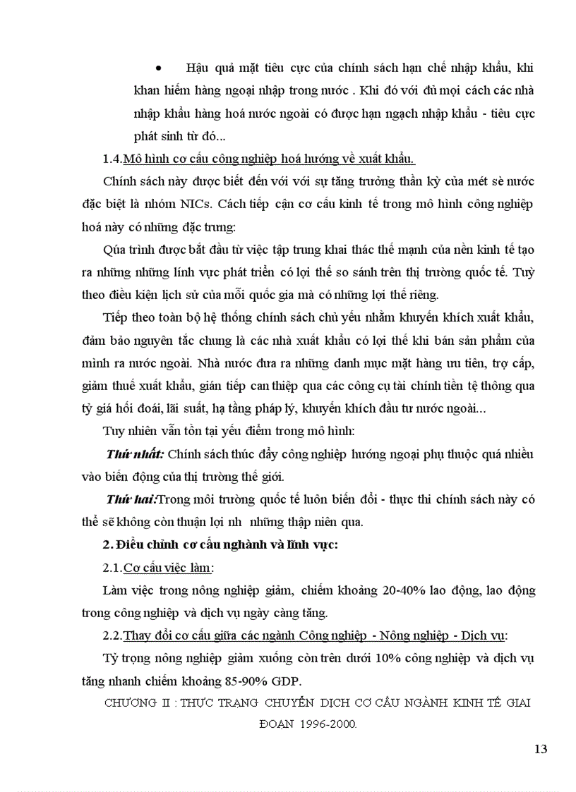 image for page Kế hoạch chuyển dịch cơ cấu ngành kinh tế thời kỳ 2001 2005 ở Việt Nam và các giải pháp thực hiện