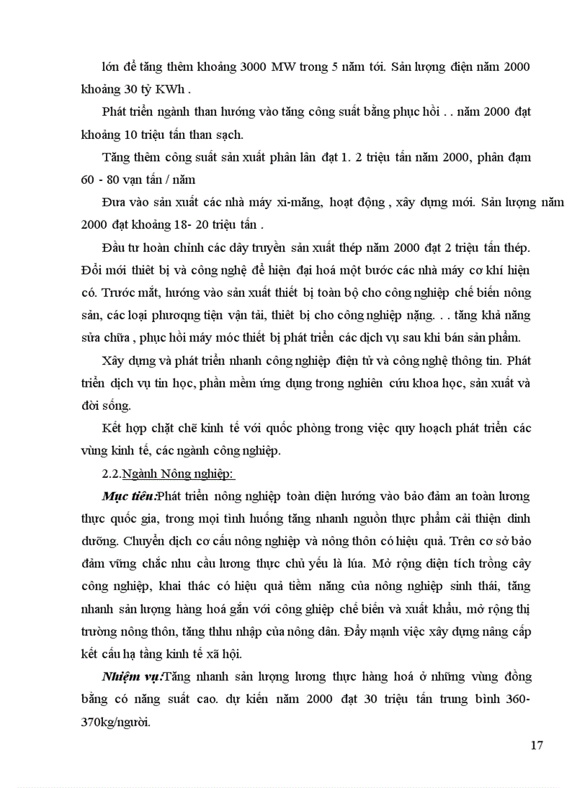 image for page Kế hoạch chuyển dịch cơ cấu ngành kinh tế thời kỳ 2001 2005 ở Việt Nam và các giải pháp thực hiện