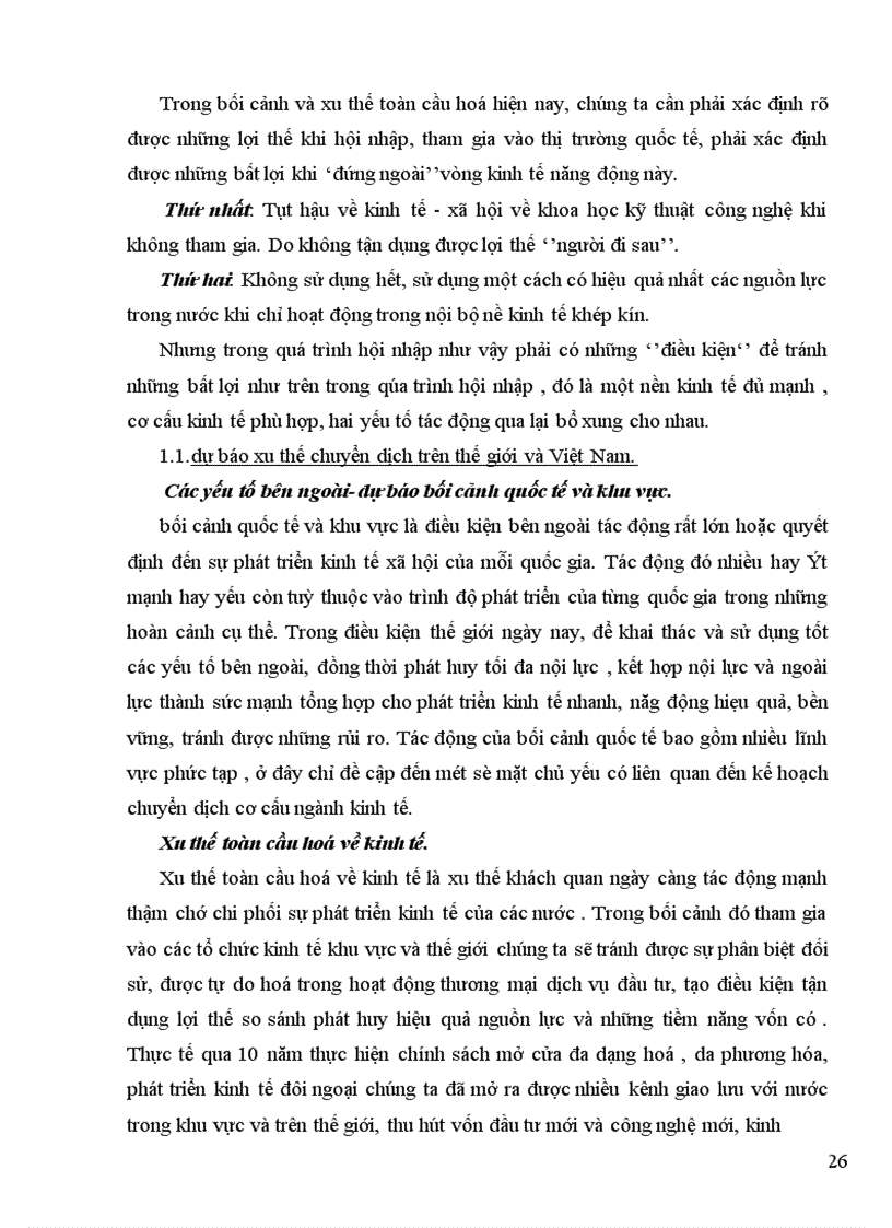 image for page Kế hoạch chuyển dịch cơ cấu ngành kinh tế thời kỳ 2001 2005 ở Việt Nam và các giải pháp thực hiện