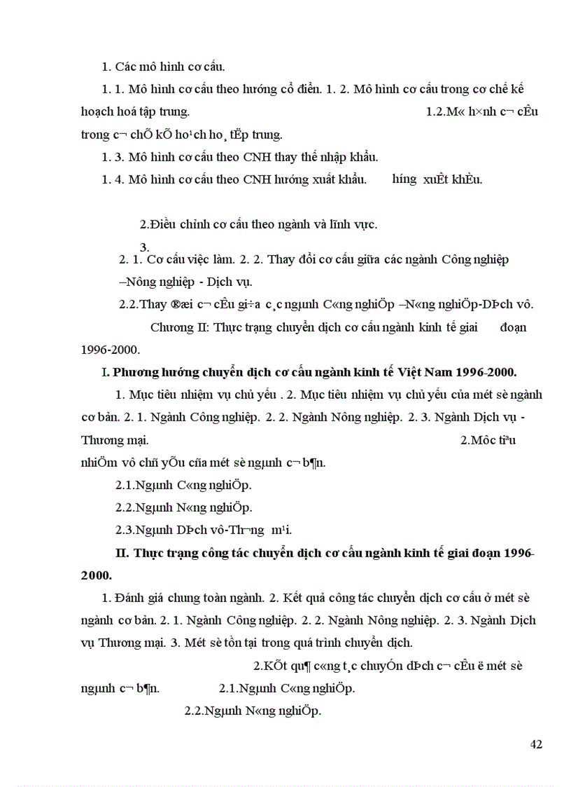 image for page Kế hoạch chuyển dịch cơ cấu ngành kinh tế thời kỳ 2001 2005 ở Việt Nam và các giải pháp thực hiện