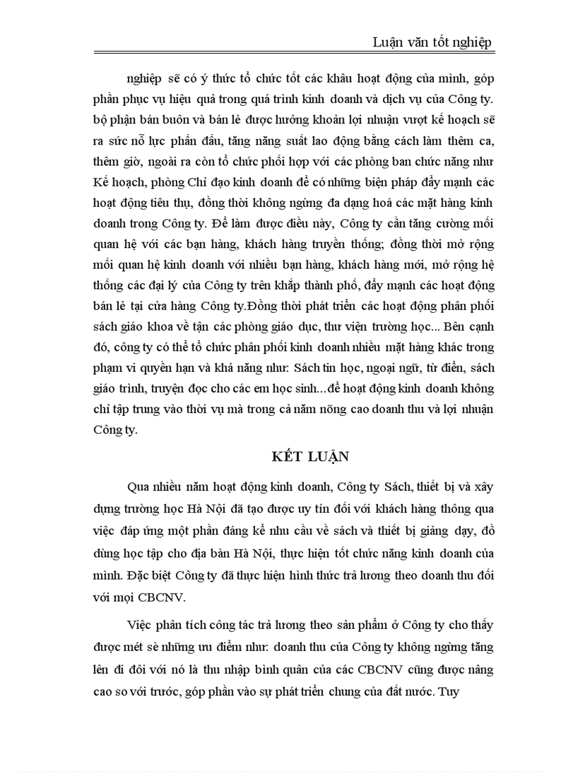 image for page Nghiên cứu xây dựng phương án trả lương khoán của Công ty Sách Thiết bị và Xây dựng Trường học Hà Nội