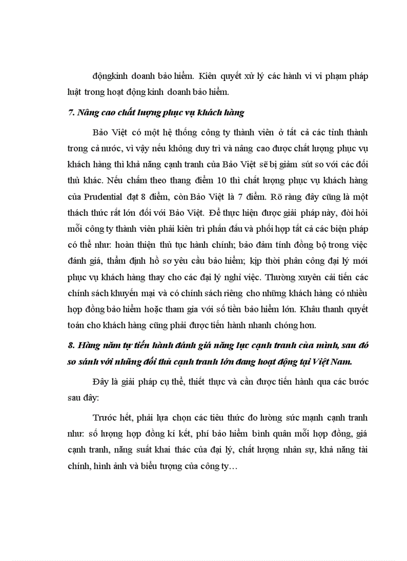 image for page Một số giải pháp để nâng cao năng lực cạnh tranh của Bảo Việt trong giai đoạn tới