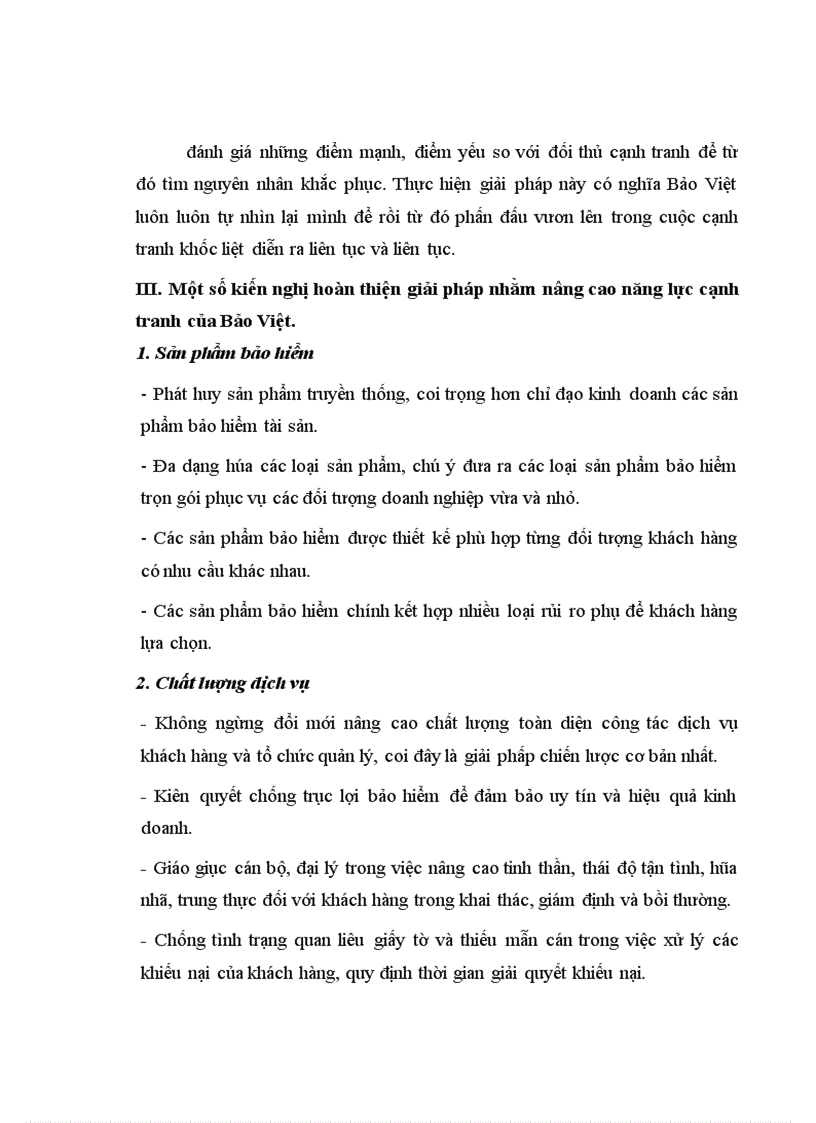 image for page Một số giải pháp để nâng cao năng lực cạnh tranh của Bảo Việt trong giai đoạn tới