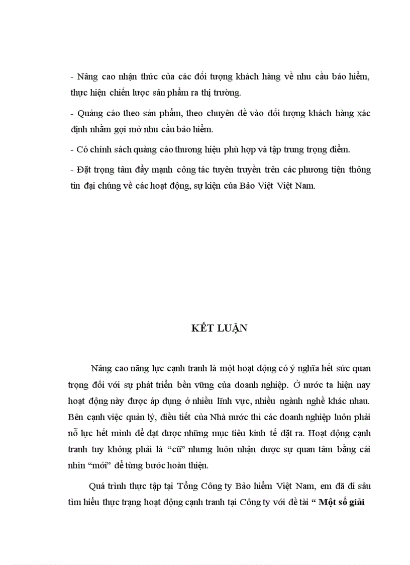image for page Một số giải pháp để nâng cao năng lực cạnh tranh của Bảo Việt trong giai đoạn tới