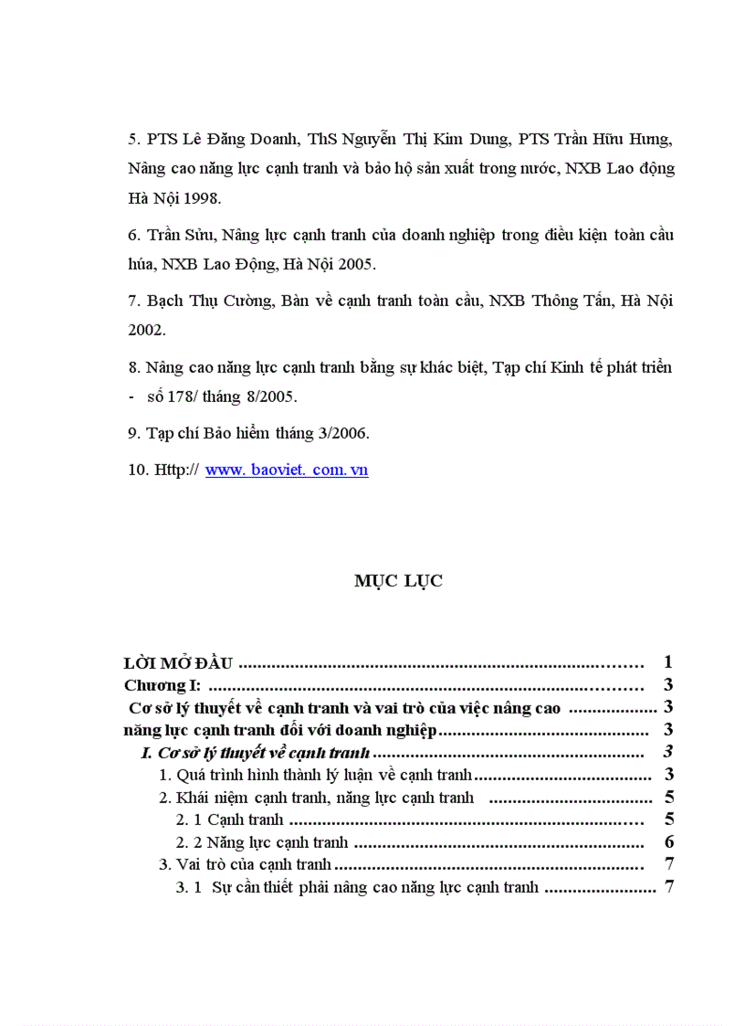 image for page Một số giải pháp để nâng cao năng lực cạnh tranh của Bảo Việt trong giai đoạn tới
