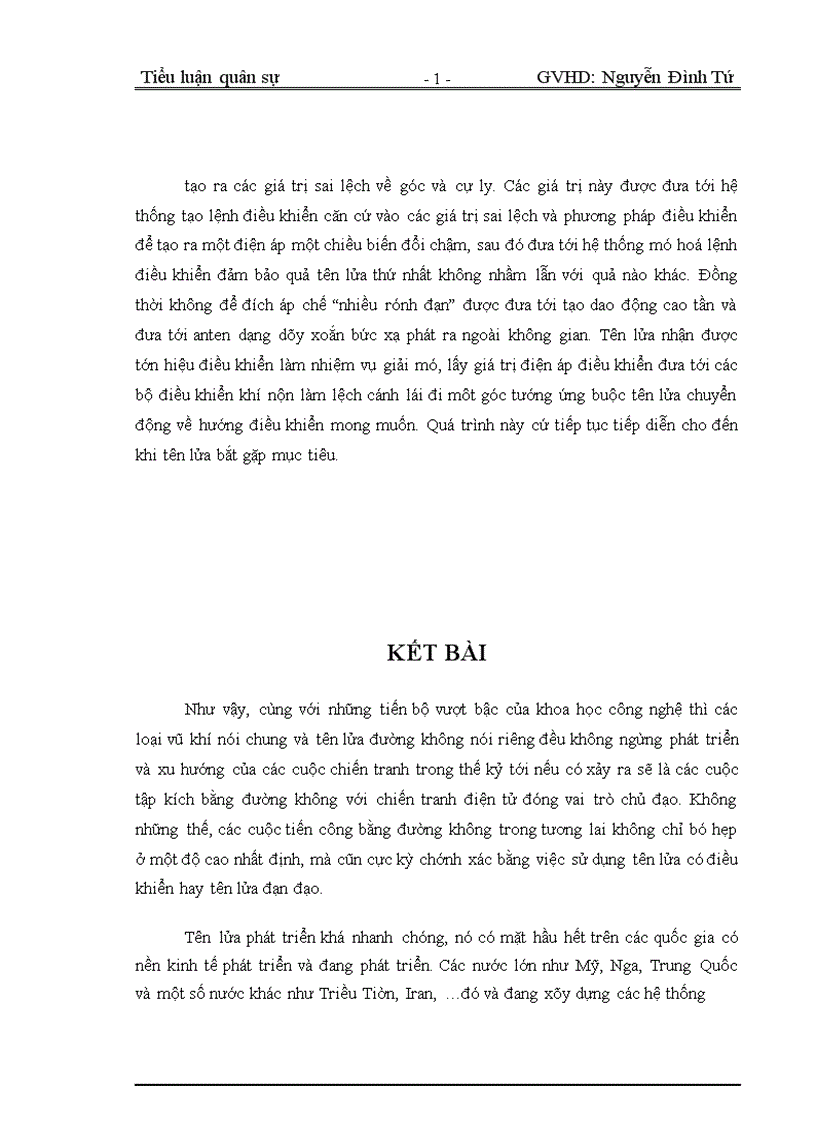 image for page Đặc trưng khí động của tên lửa và trình tự vật lý để điều khiển tên lửa khi bay