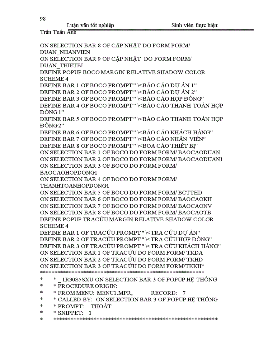 image for page Nghiên cứu thiết kế phần mềm quản lý dự án tại Công ty Cổ phần Công nghệ Thông tin Sông Đà