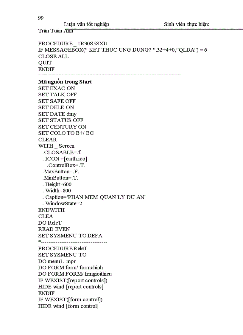 image for page Nghiên cứu thiết kế phần mềm quản lý dự án tại Công ty Cổ phần Công nghệ Thông tin Sông Đà