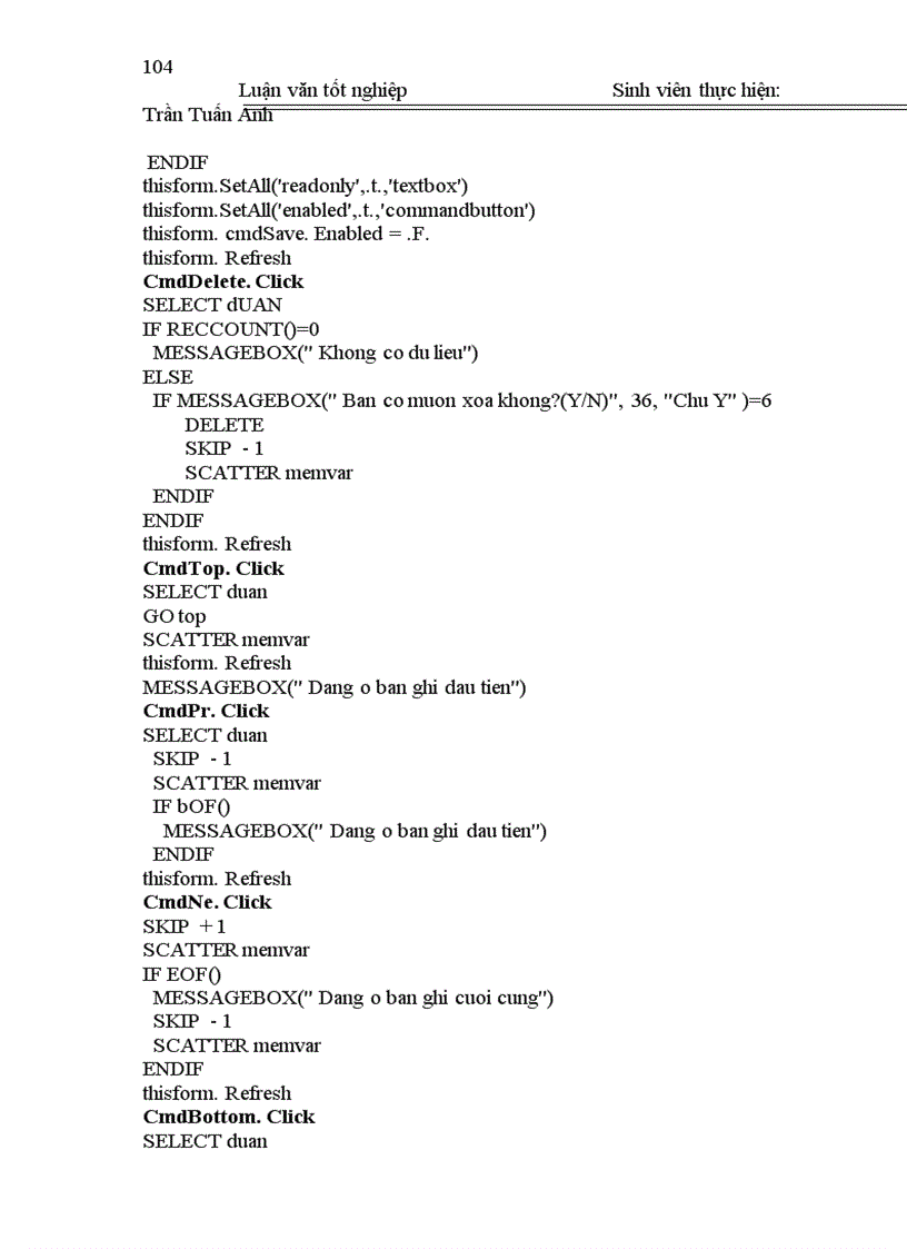image for page Nghiên cứu thiết kế phần mềm quản lý dự án tại Công ty Cổ phần Công nghệ Thông tin Sông Đà