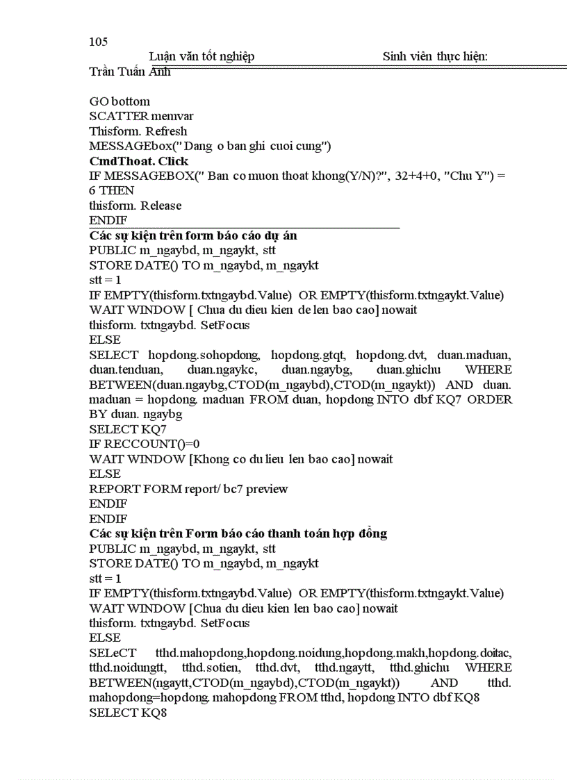 image for page Nghiên cứu thiết kế phần mềm quản lý dự án tại Công ty Cổ phần Công nghệ Thông tin Sông Đà