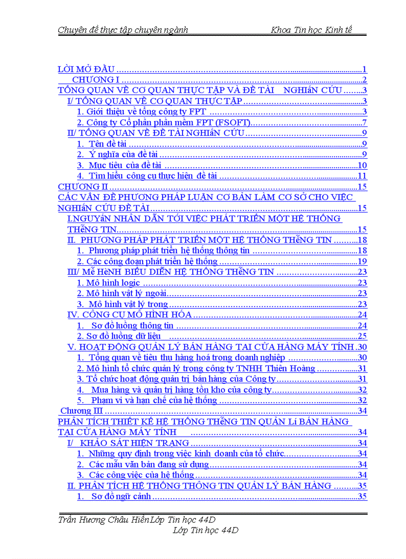 image for page Ứng dụng tin học vào quản lý bán hàng tại cửa hàng máy tính của công ty Cổ phần công nghệ Thiên Hoàng