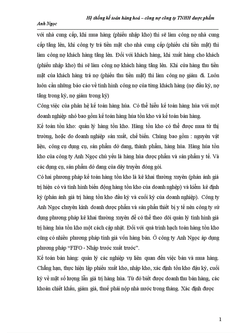 image for page Hệ thống kế toán hàng hoá cônng nợ ng ty TNHH dược phẩm Anh Ngọc